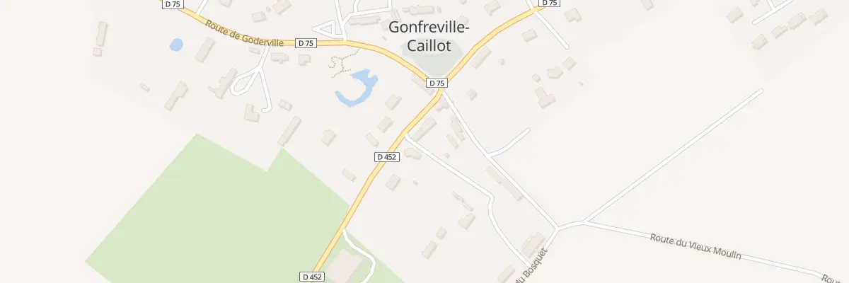 Plan du 55 Rte de Bréauté à Gonfreville-Caillot