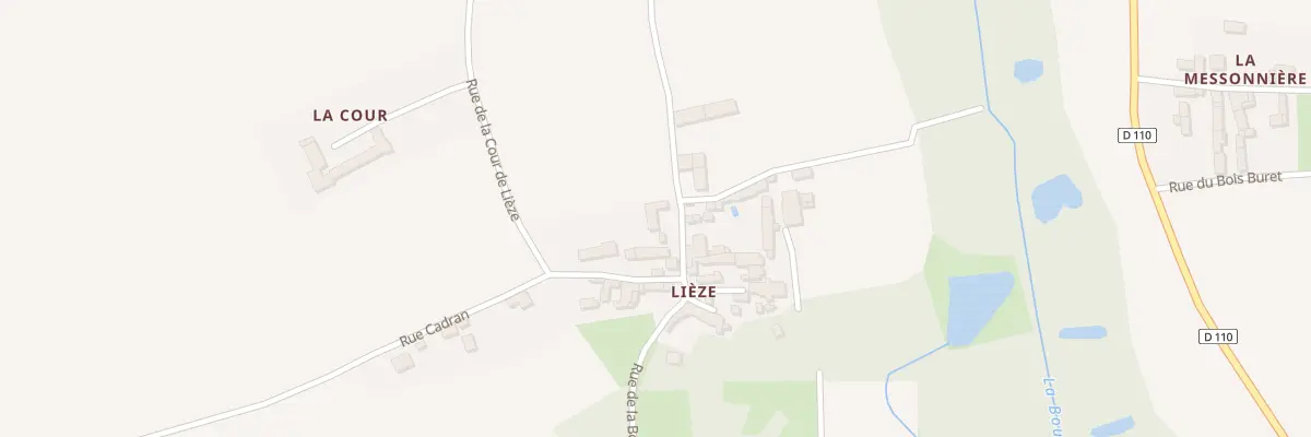 Plan du 2 Rue de l’Abbaye à Chezelles