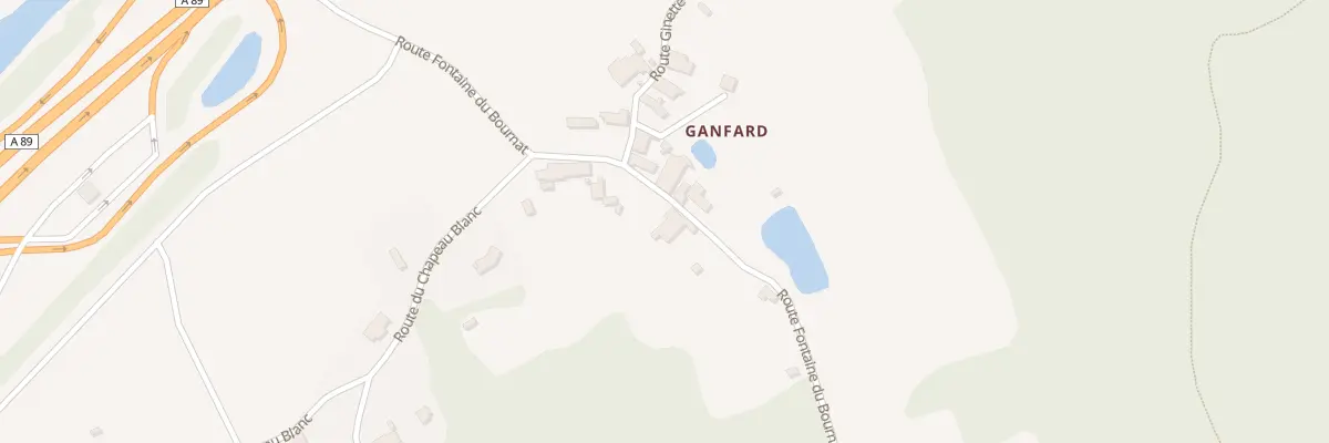 Plan du 173 Ganfard Ouest à Sourzac
