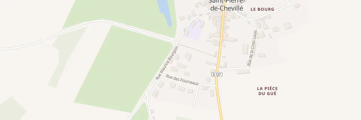 Plan du 9 Rue Maurice Bourgoin à Saint-Pierre-de-Chevillé