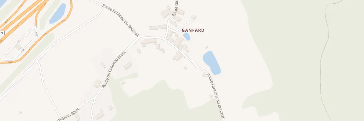 Plan du 174 Ganfard Ouest à Sourzac