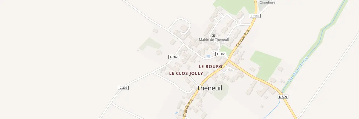 Plan du 3 Les Hautes Cours à Theneuil