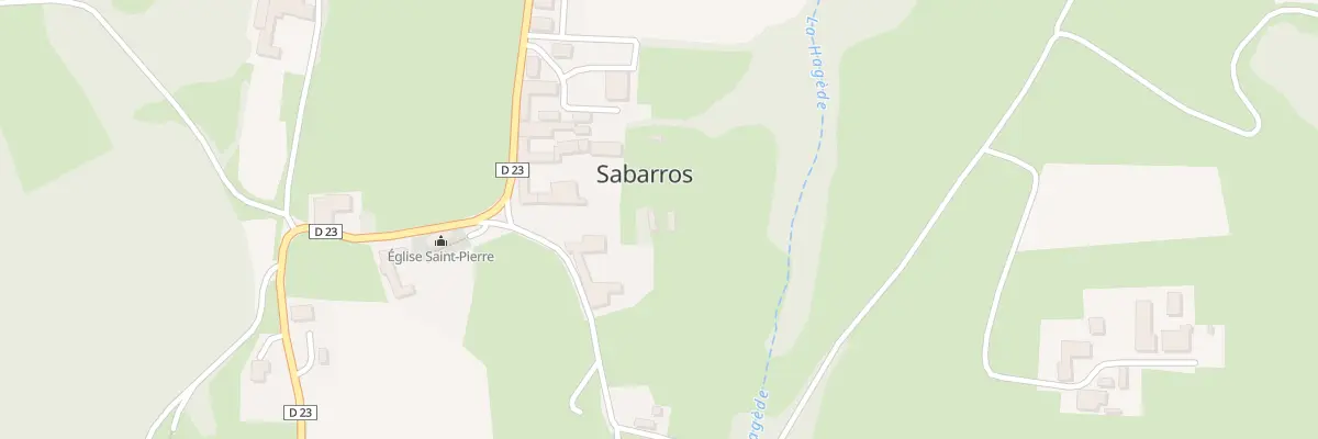 Plan du 5012 Le Village à Sabarros