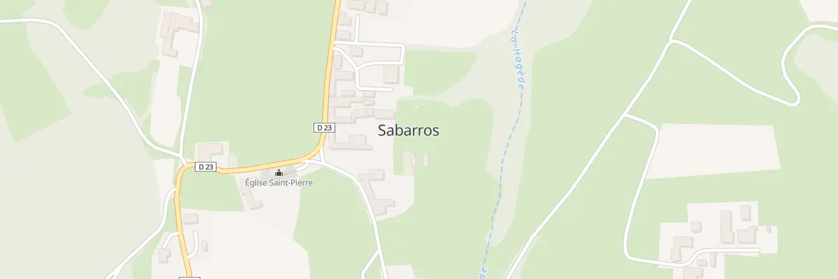 Plan du 5011 Le Village à Sabarros