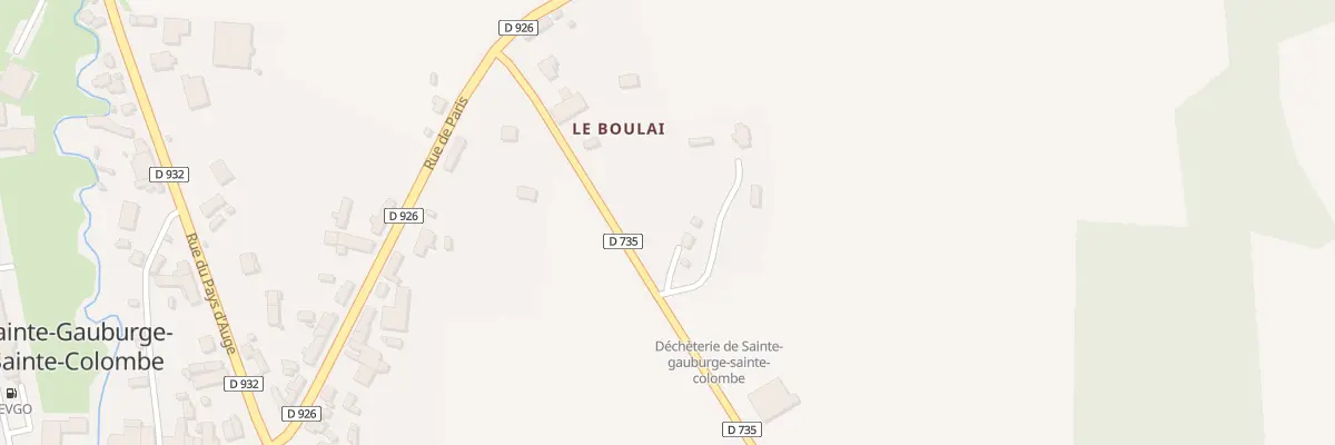 Plan du 327A Le Boulai à Sainte-Gauburge-Sainte-Colombe