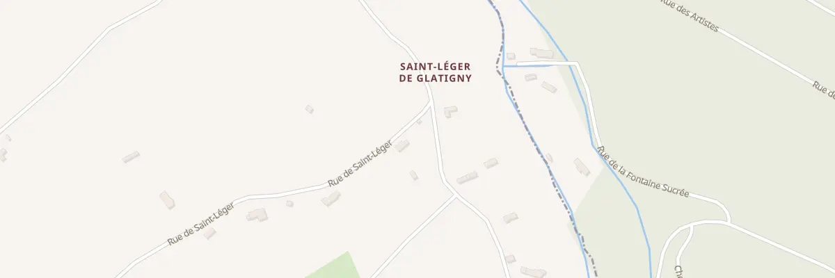 Plan du 3 Rue de Saint Leger à Fontaine-la-Louvet