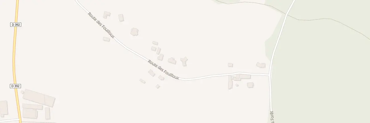 Plan du 581 Rte des Fouilloux à Marillac-le-Franc
