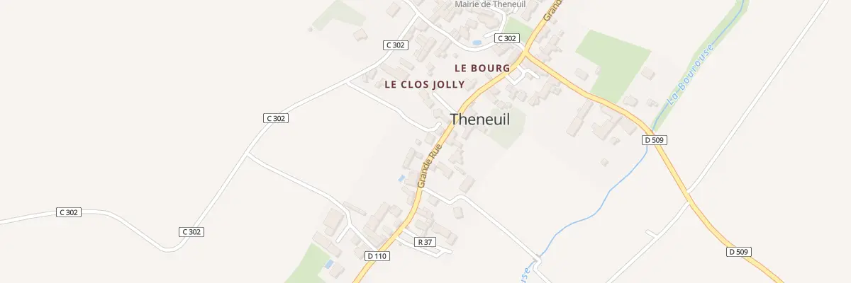 Plan du 2B Vc Grande Rue à Theneuil