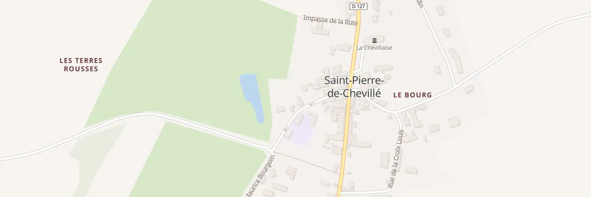 Plan du 10 Rue Maurice Bourgoin à Saint-Pierre-de-Chevillé
