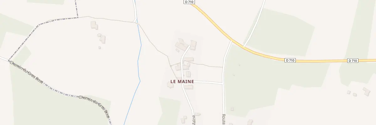 Plan du 2 Imp du Maine à Douchapt