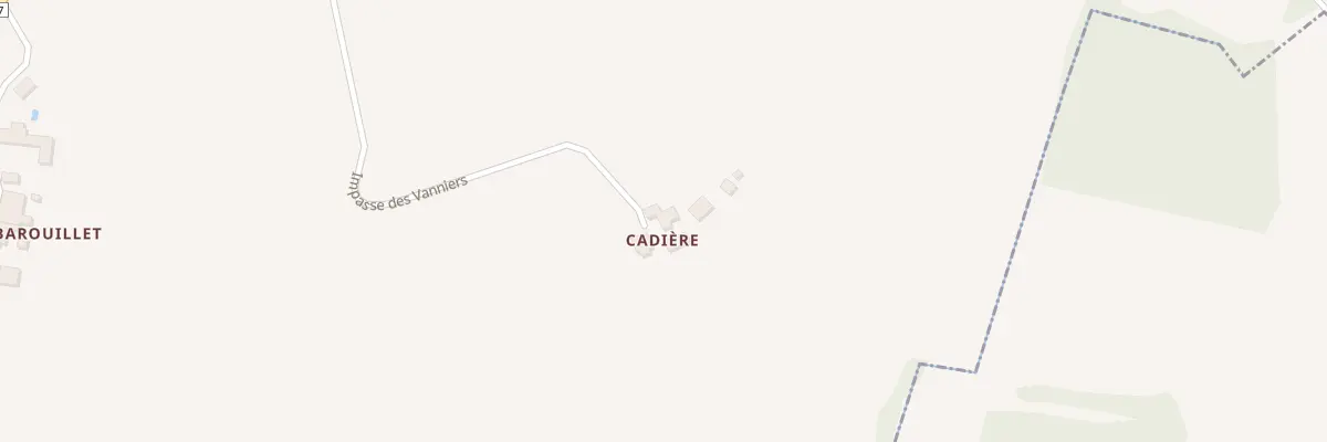 Plan du 161 Cadiere à Pomport