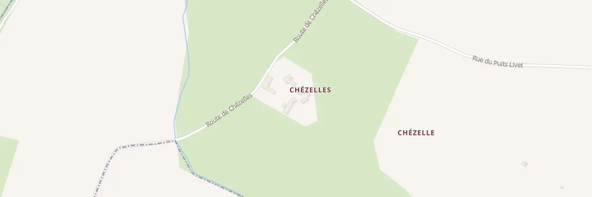 Plan du 243 Chezelle à Crouzilles