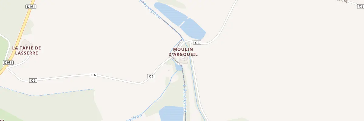 Plan du 5073 Au Moulin d’Argoueil à Gazaupouy
