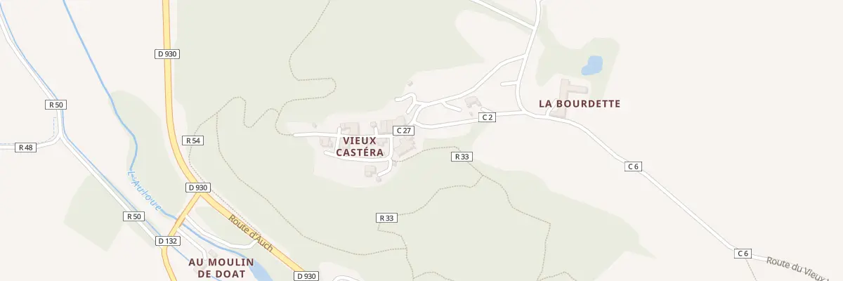 Plan du 1280 Rte du Vieux-Village à Castéra-Verduzan