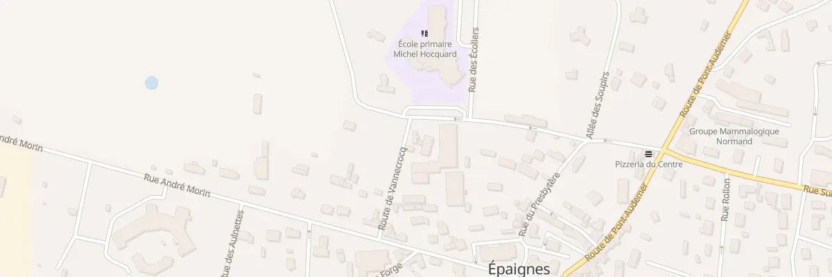 Plan du 8 Rte de Vannecrocq à Épaignes
