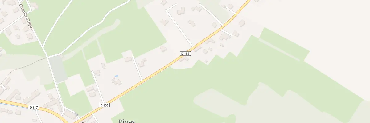 Plan du 6 Rte de Villeneuve à Pinas