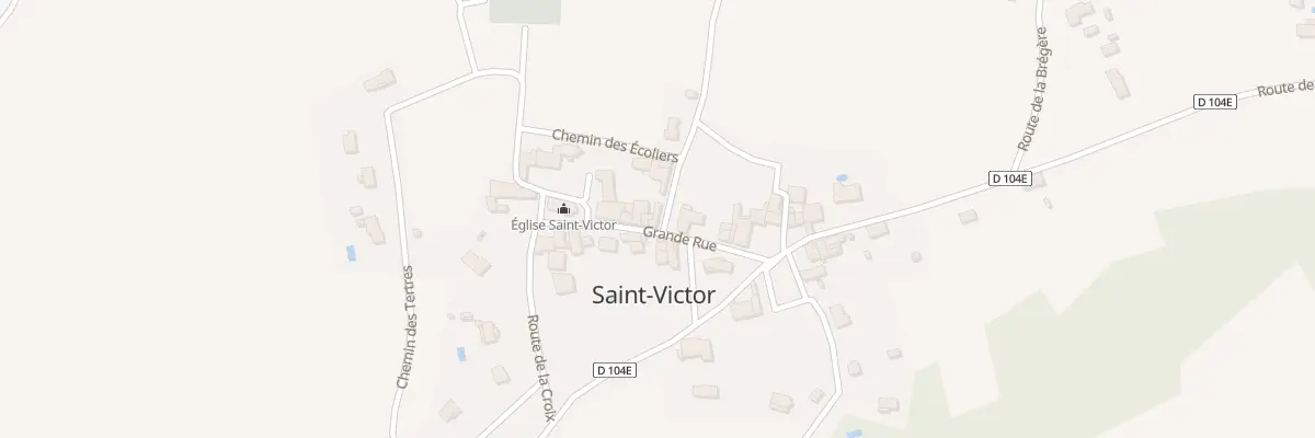 Plan du 12 Le Bourg à Saint-Victor
