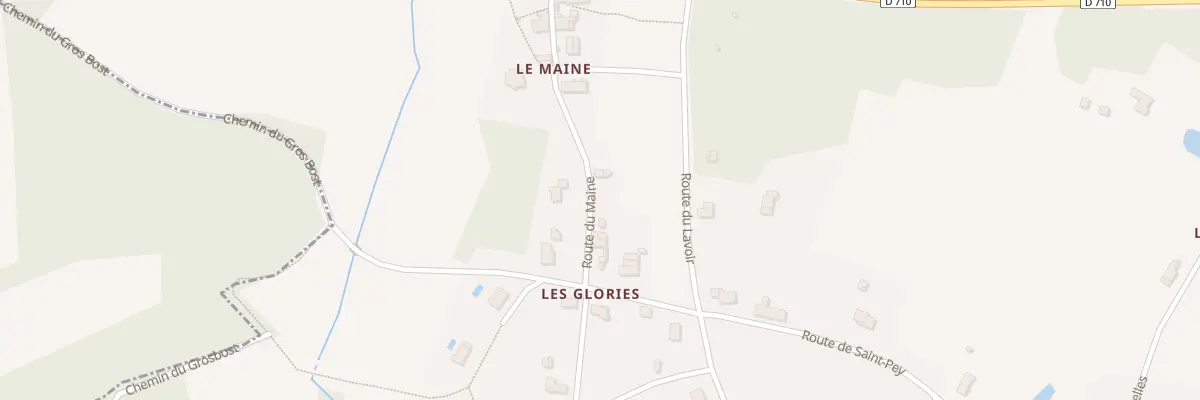 Plan du 4 Rte du Maine à Douchapt