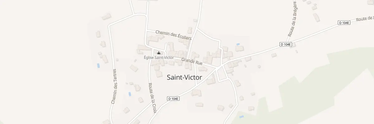Plan du 11 Grand Rue à Saint-Victor