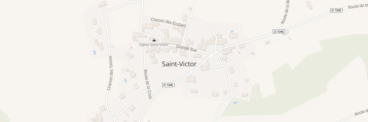 Plan du 1049 Le Bourg à Saint-Victor