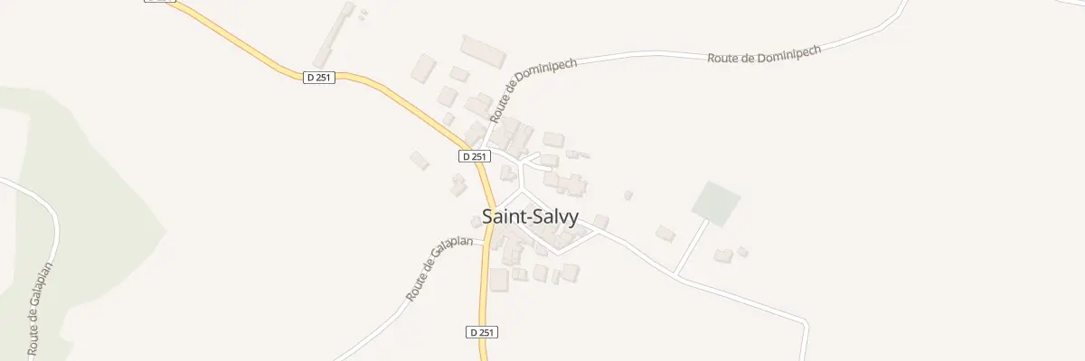 Plan du 7 Le Bourg à Saint-Salvy