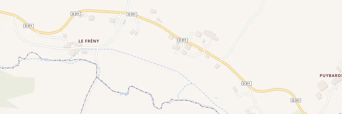 Plan du 9 Le Freny à Saint-Coutant