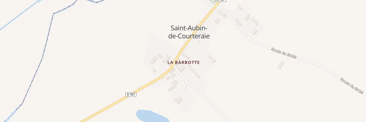 Plan du 14 La Barbotte à Saint-Aubin-de-Courteraie