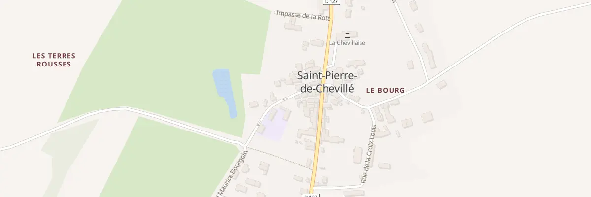 Plan du 3 Rue Maurice Bourgoin à Saint-Pierre-de-Chevillé