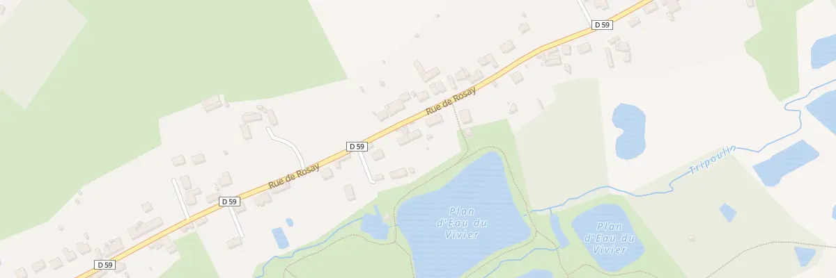 Plan du 93 Rue de Rosay à Bonnétable