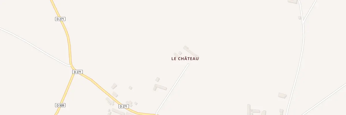 Plan du 30 Le Chateau à Champeaux-sur-Sarthe