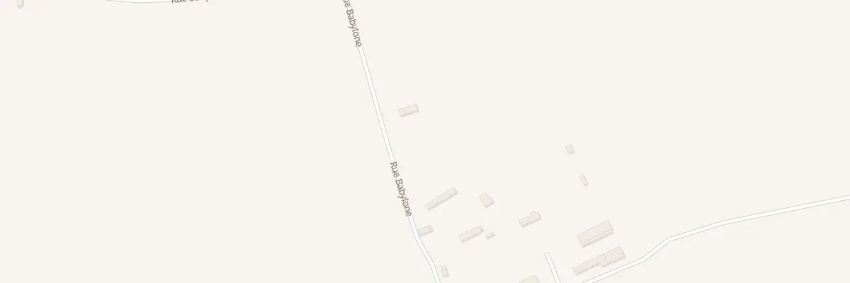 Plan du 1925 Rue de Babylone à La Cerlangue