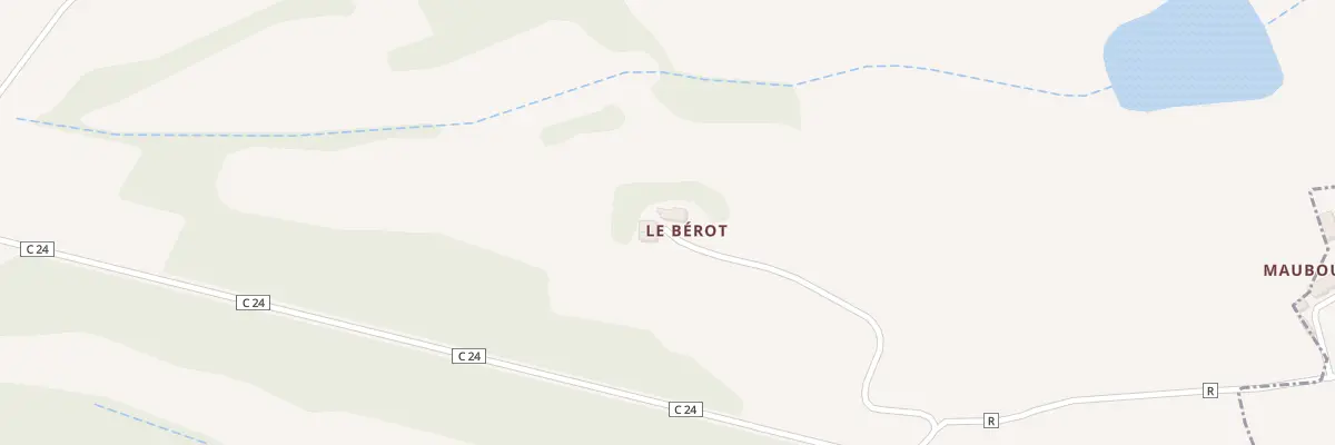 Plan du 5555 Hourquet à Biran