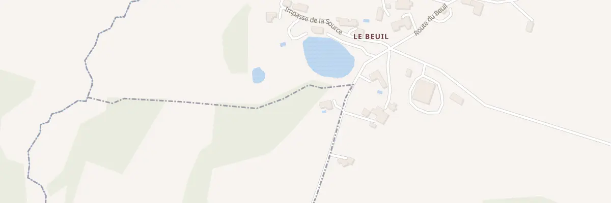 Plan du 401 Rte du Beuil à Serres-et-Montguyard