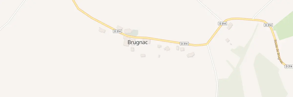 Plan du 154 Rte de Brugnac à Brugnac