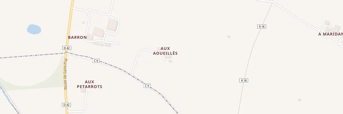 Plan du 5048 Aux Aoueilles à Larroque-Saint-Sernin