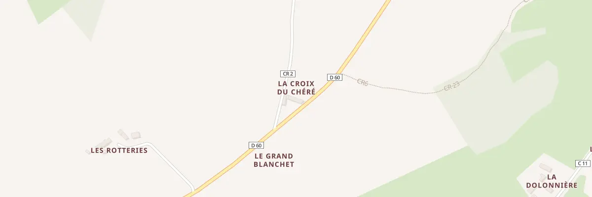 Plan du 26 Che de la Roche à Bonnétable