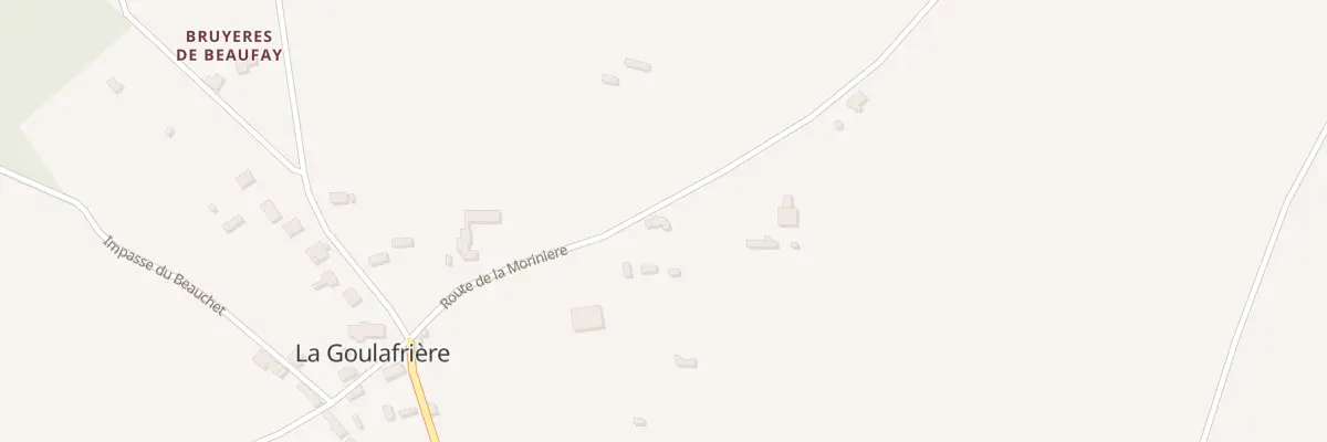 Plan du 150 Rte de la Moriniere à La Goulafrière