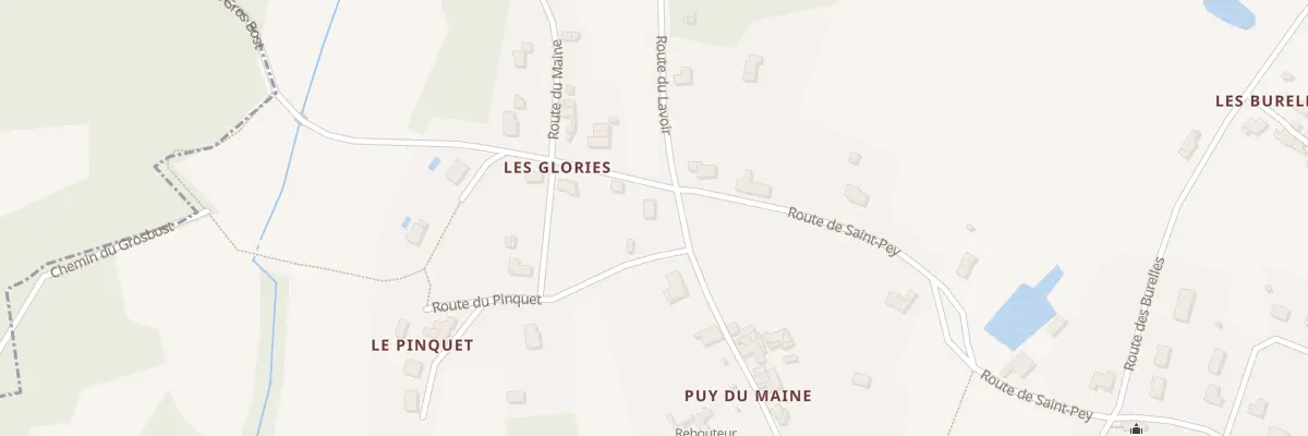 Plan du 1 Rue des Glories à Douchapt