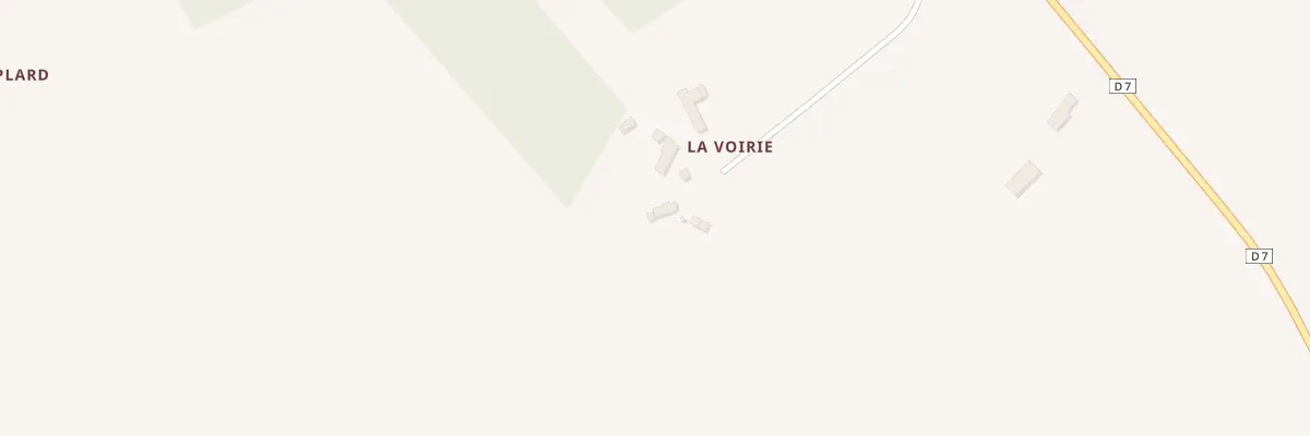 Plan du 97 La Voirie à Pervenchères