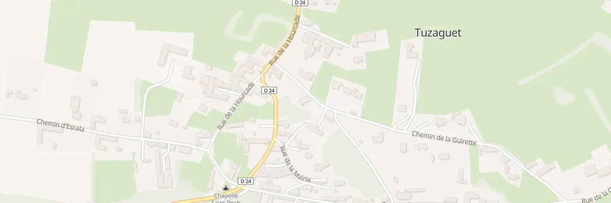 Plan du 6 Che de la Guirette à Tuzaguet