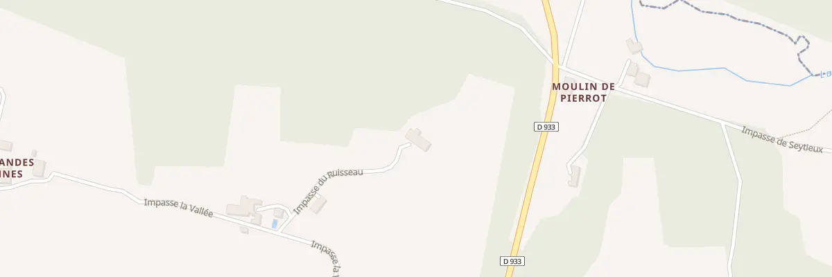 Plan du 207 Imp du Ruisseau à Sigoulès-et-Flaugeac