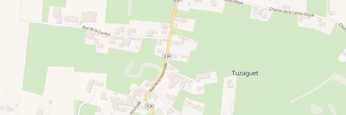 Plan du 30 Rue de la Hourcade à Tuzaguet
