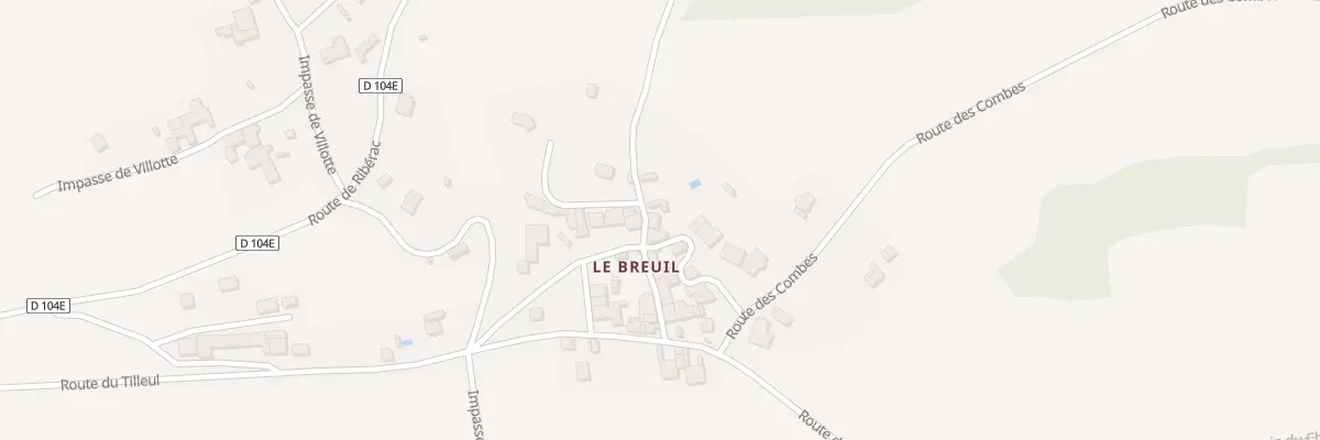 Plan du 64 Le Breuil à Saint-Victor