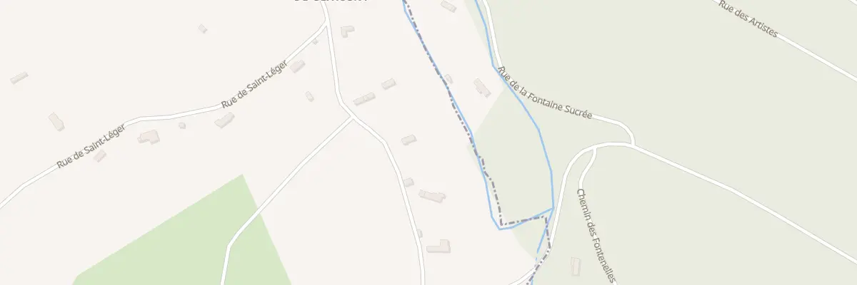 Plan du 622 Rue de la Vallee à Fontaine-la-Louvet