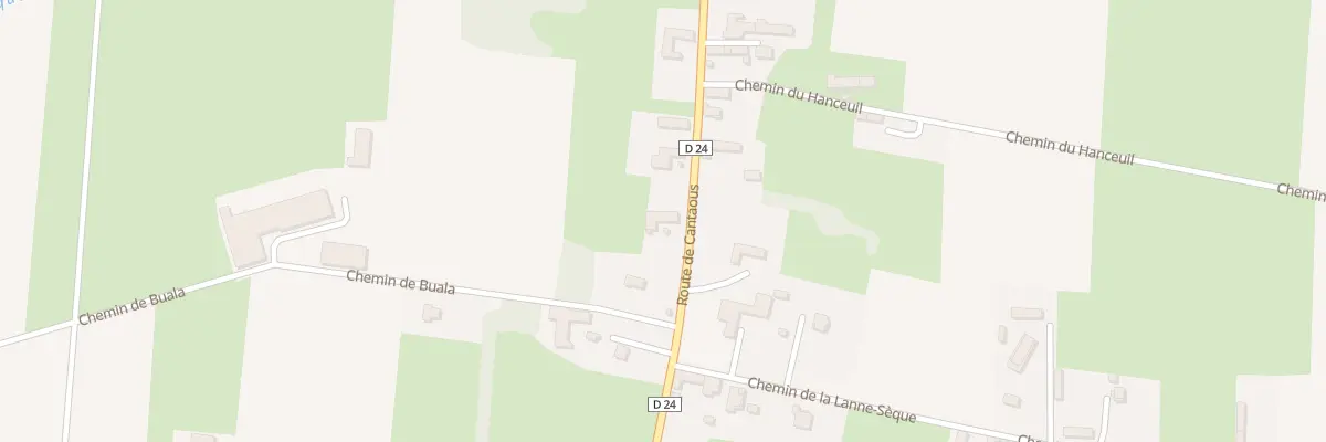 Plan du 5 Rte de Cantaous à Tuzaguet