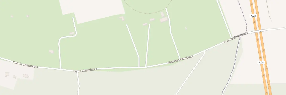 Plan du 1927 Rue de Chambrais à La Vespière-Friardel