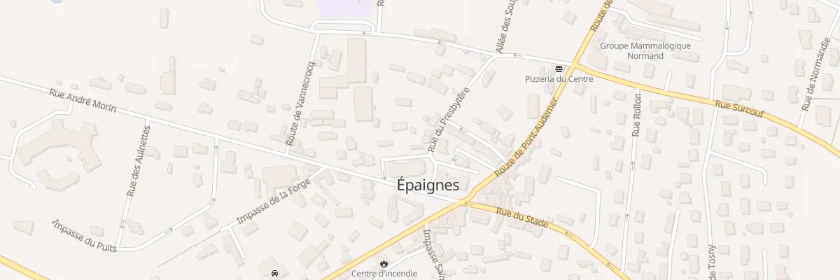 Plan du 1 Rue du Presbytere à Épaignes