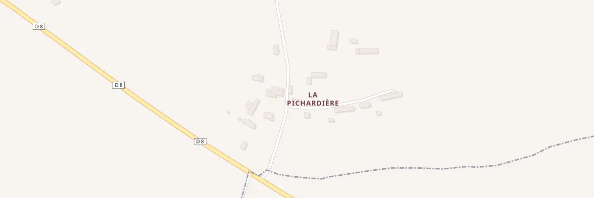 Plan du 96 La Pichardiere à Champeaux-sur-Sarthe