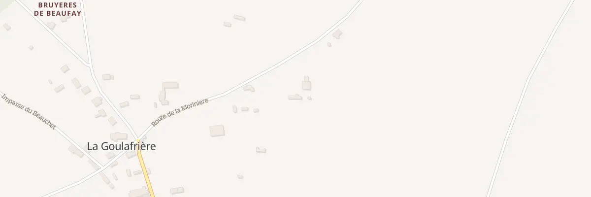 Plan du 260 Rte de la Moriniere à La Goulafrière