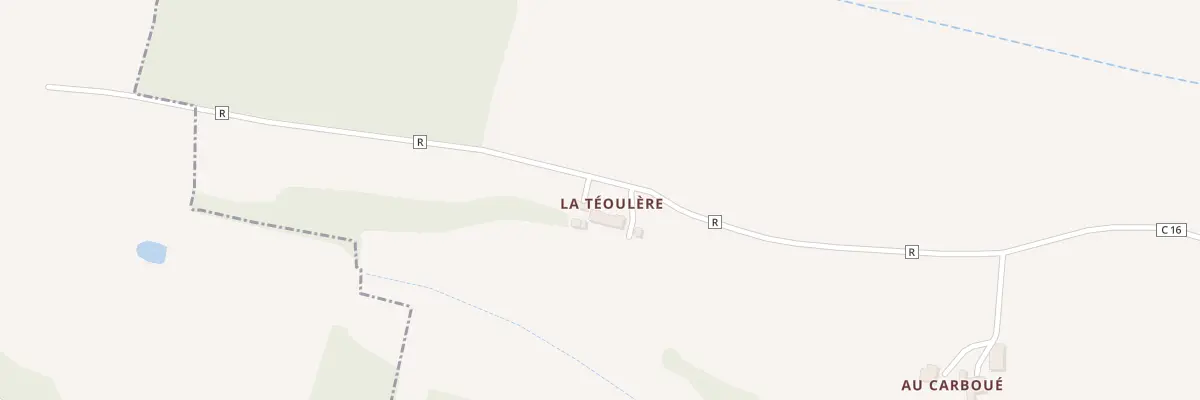 Plan du 1125 Chem du Carboué à Ordan-Larroque